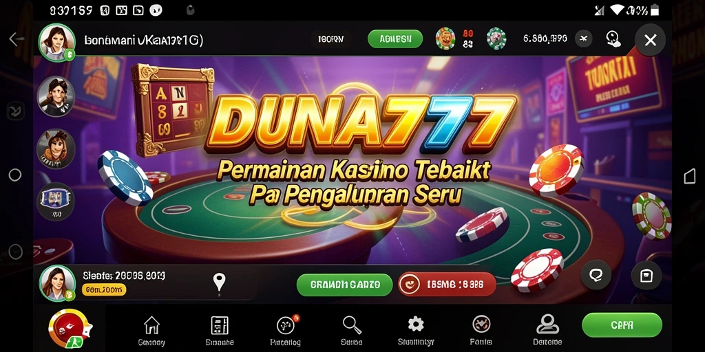 Tampilan gameplay seru DUNIA777 dengan grafis menawan.