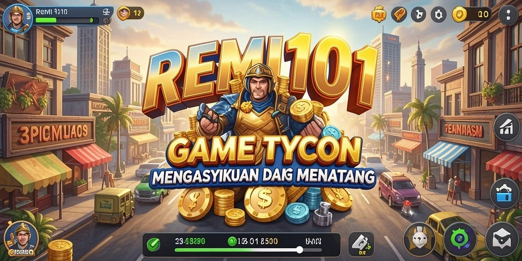 Tampilan menarik dari gameplay REMI101 yang menantang.